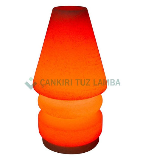 Kırmızı Abajur Tuz Lamba