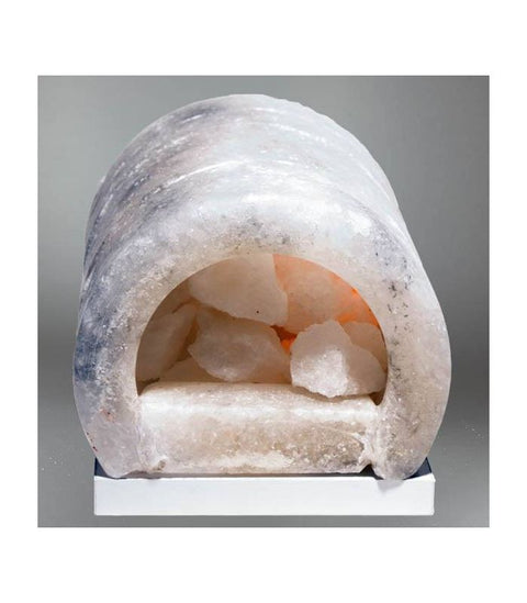 Oval Şömine Tuz Lamba