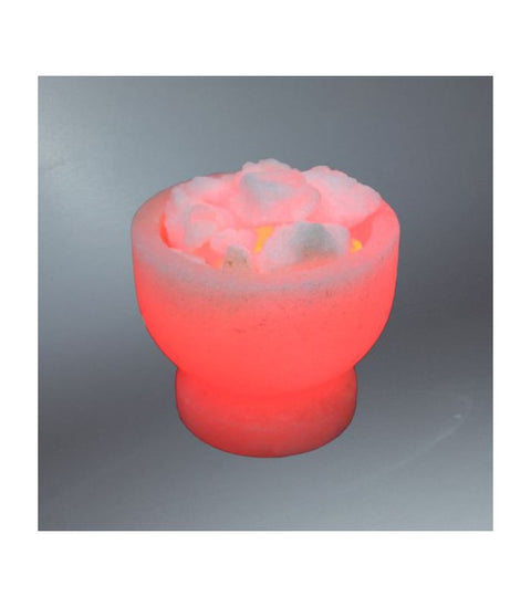 Pembe Tuz Çanağı Şekilli Tuz Lambası